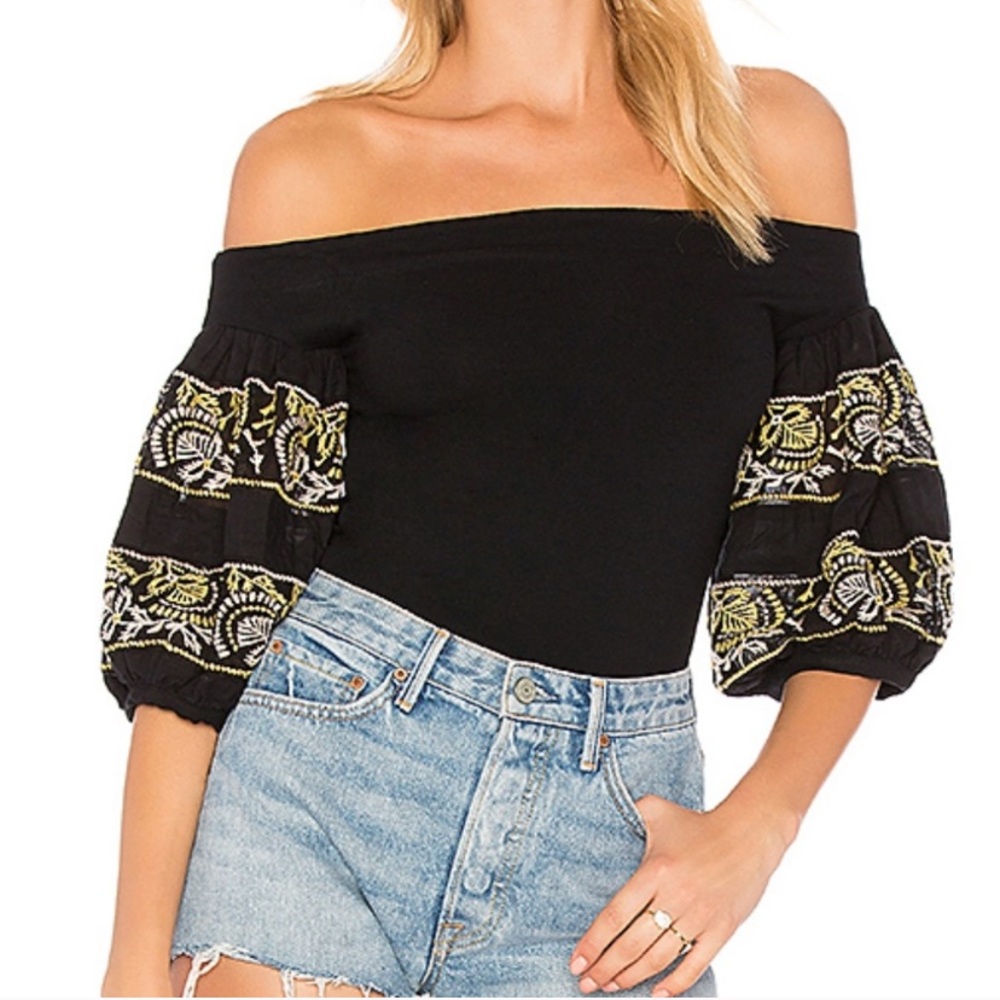 Free People Rock With It - off the shoulder top